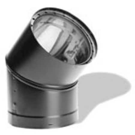 Perfectpillows M &amp; G Duravent 8DVL-E45 8 Inch Dura-Vent DVL Double-Wall 45 Deg Sectioned Non-adjustable Elbow PE2547936